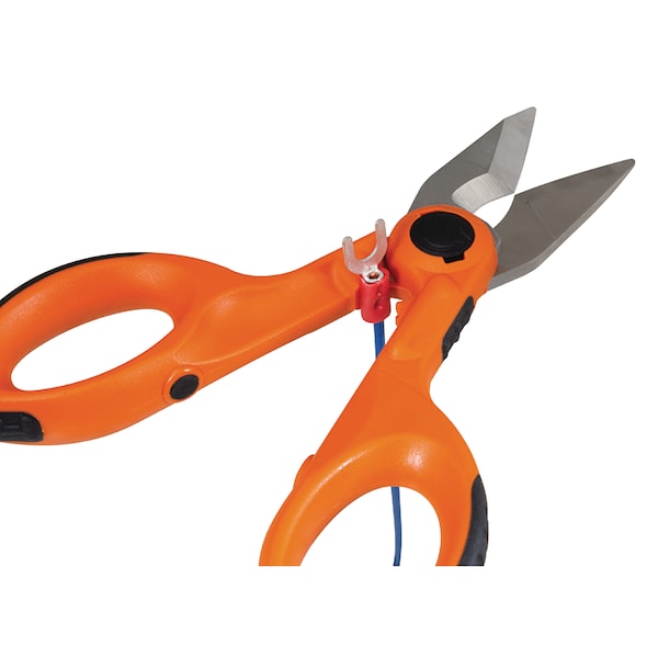 Seachoice Heavy-Duty Wire Cutters With Safety Holster, Up to #6 AWG Wire Range - 61344