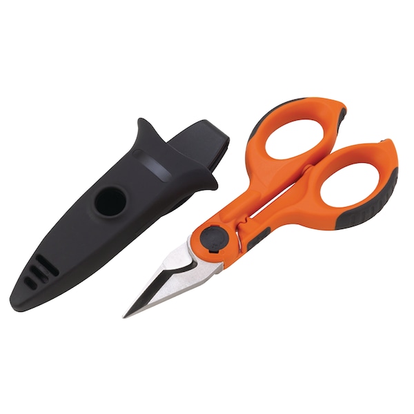 Seachoice Heavy-Duty Wire Cutters With Safety Holster, Up to #6 AWG Wire Range - 61344