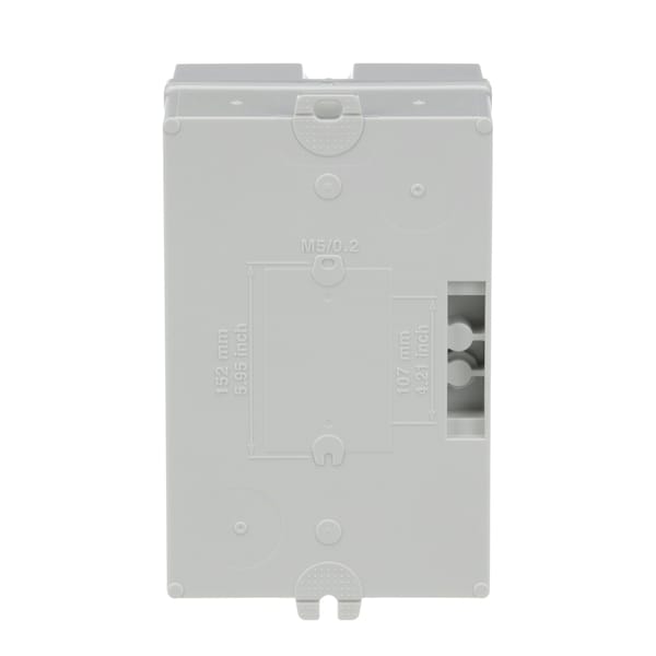 Interruptor de desconexión de un solo polo cerrado sin fusible Square D, 30 A, 220 a 240V AC, 440 a 480V AC, 600V AC - MD3304X