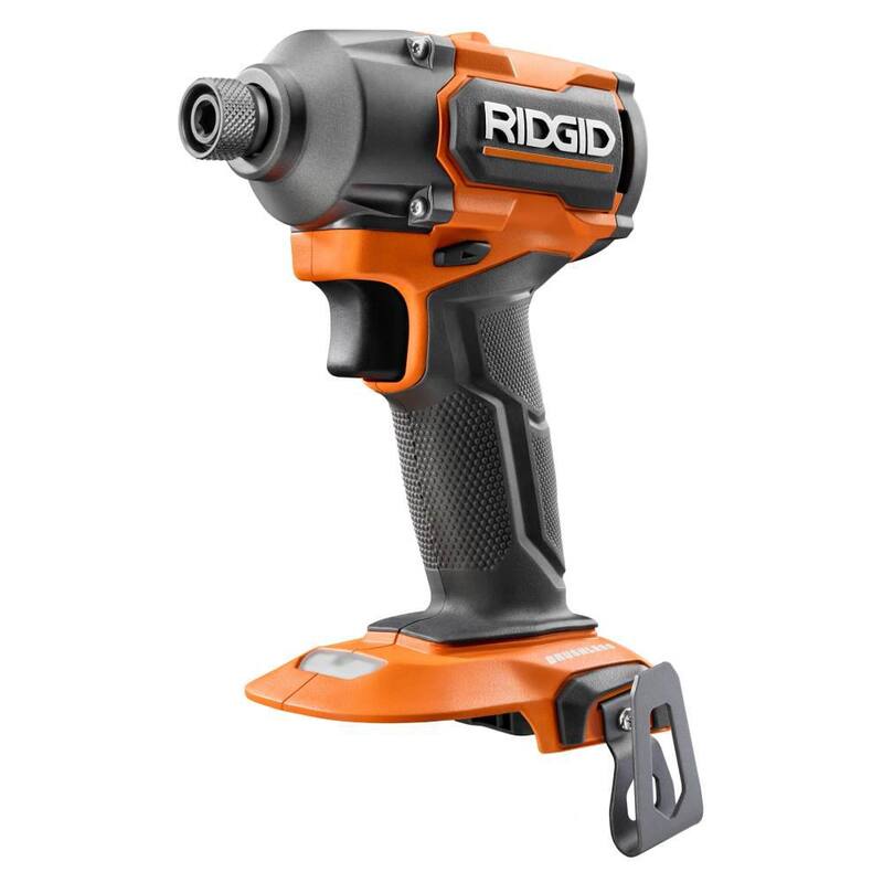 RIDGID 18V Inalámbrico con Motor sin Escobillas 1/4 pulg. Atornillador de Impacto (Sólo Herramienta) - R862301B