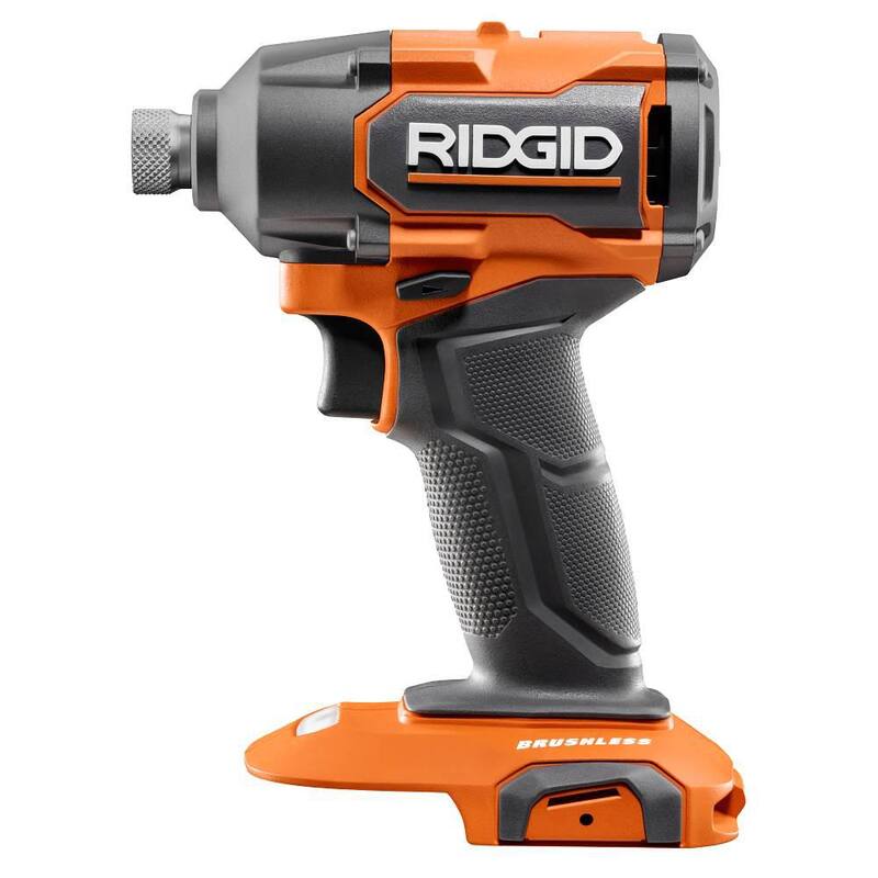 RIDGID 18V Inalámbrico con Motor sin Escobillas 1/4 pulg. Atornillador de Impacto (Sólo Herramienta) - R862301B