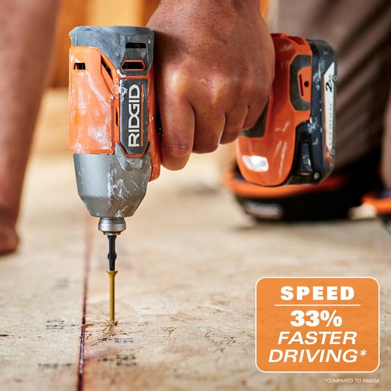 RIDGID 18V Inalámbrico 1/4 pulg. Llave de Impacto (Herramienta Únicamente) - R860021B