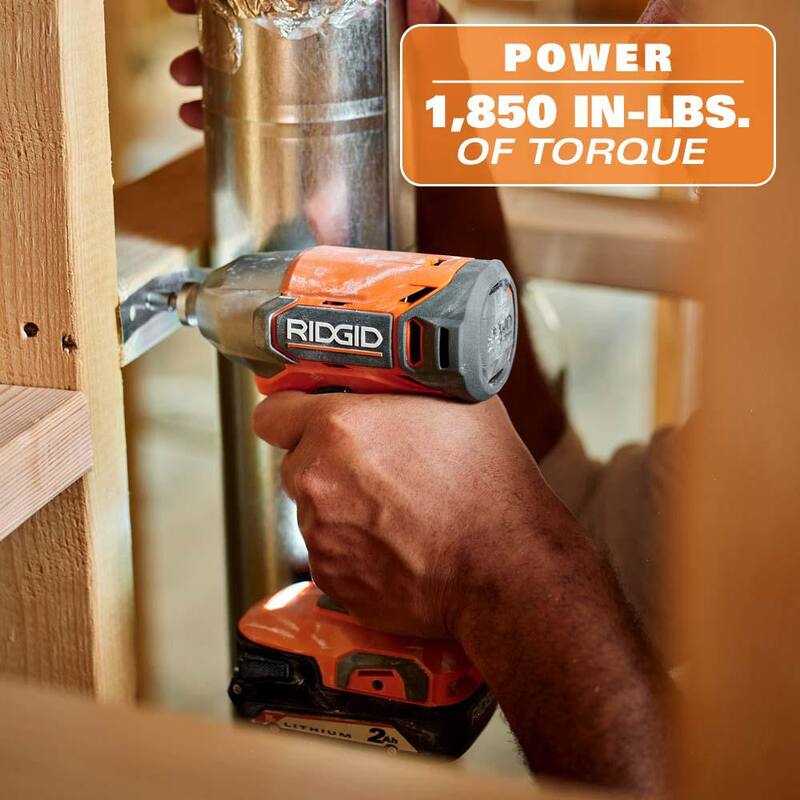 RIDGID 18V Inalámbrico 1/4 pulg. Llave de Impacto (Herramienta Únicamente) - R860021B