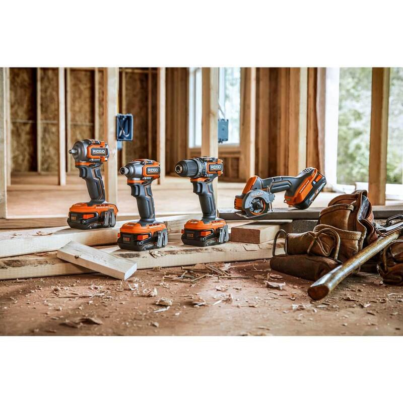 RIDGID 18V SubCompact Brushless Cordless 1/4 in. Impact Driver con Batería de Litio-Ion de 18V 1.5 Ah - R8723B-AC870015N