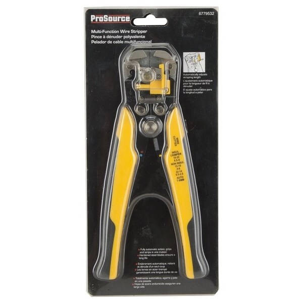 Prosource Wire Stripper, 10 to 24 AWG Wire, 10 to 24 AWG Stripping, 10 to 24 AWG Cutting Capacity - KY-665T3L