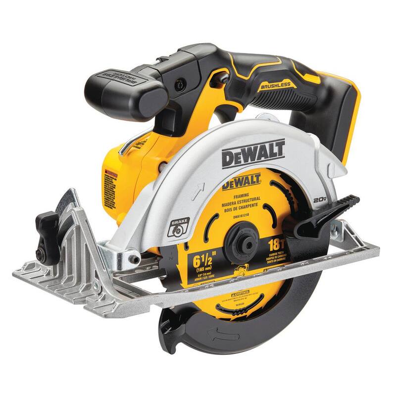 Si_Descripción: DEWALT 20V MAX Sierra Circular Inalámbrica y sin escobillas de 6-1/2 pulgadas y Kit de Inicio de Batería Compacta 20V MAX POWERSTACK - DCS565BWP034C