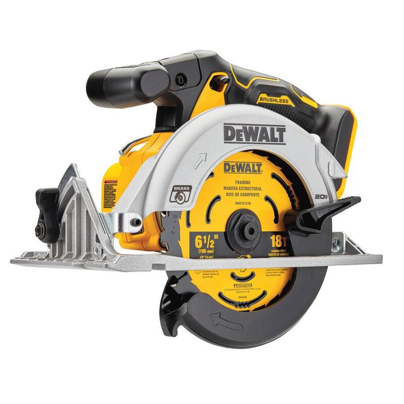 DEWALT 20V MAX Sierra Circular Inalámbrica sin Escobillas de 6-1/2 pulgadas con batería XR 6Ah de 20V MAX, batería XR 4Ah de 20V MAX y batería de 20V MAX 2Ah - DCB346-3WCS565B