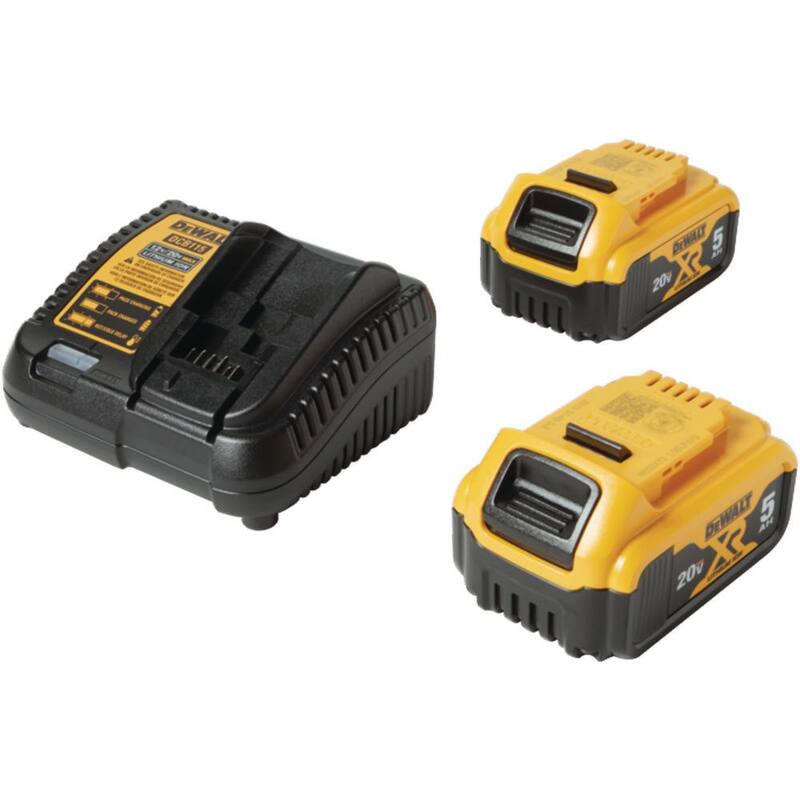Sierra de calar inalámbrica DEWALT 20V MAX, (2) Baterías de iones de litio Premium XR de 20V MAX 5.0Ah y cargador - DCS331BW205-2CK.