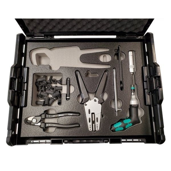 Staubli MC4 Tool Kit for Assembly of PV-KBT4 and PV-KST4 Connectors - 32.6128-00000