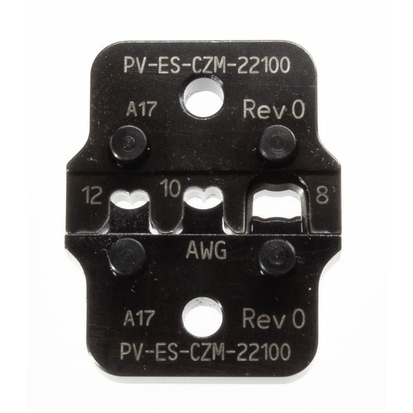 Staubli INSERT for MC4 Crimp Pliers for 12 and 10 AWG Open Crimp and for 8 AWG Closed Barrel Crimp Contacts - 32.6021-22100