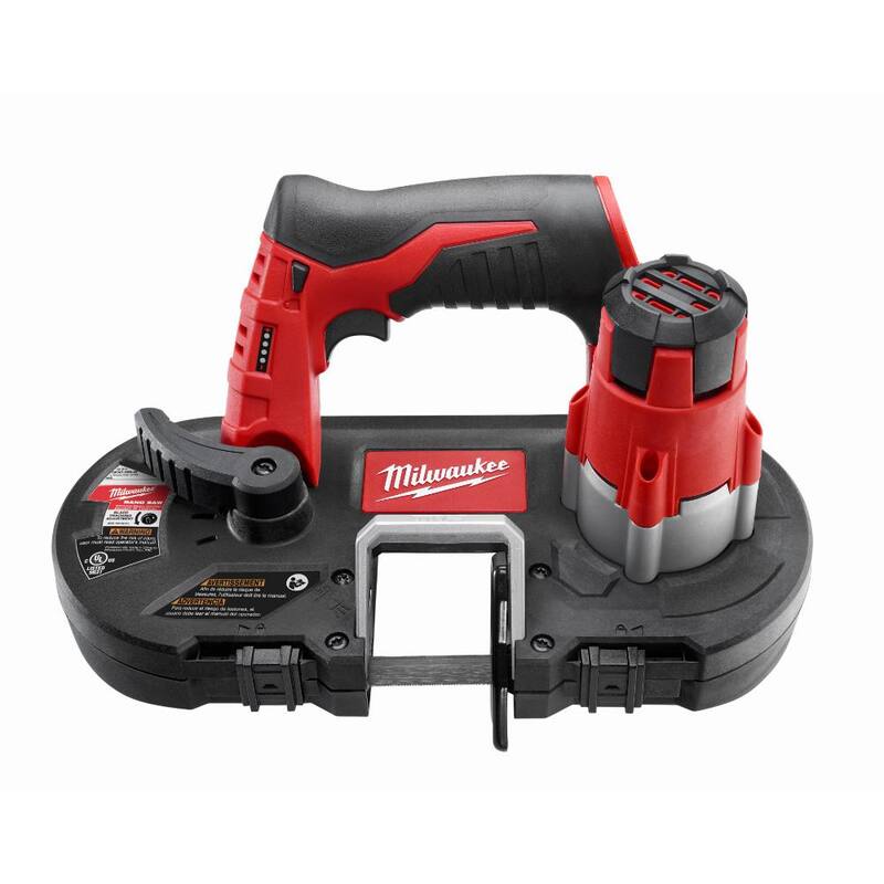 Si la marca del producto no debe ser traducida, el título sería: Sierra de banda subcompacta inalámbrica Milwaukee M12 12 voltios de ion de litio con batería M12 2.0Ah - 2429-20-48-11-2420
