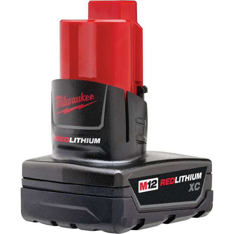 Milwaukee M12 Sierra de cinta subcompacta inalámbrica de 12 voltios con batería XC de 3.0 Ah y kit de M12 3/8 in. Llave de trinquete - 2429-21XC-2457-20.