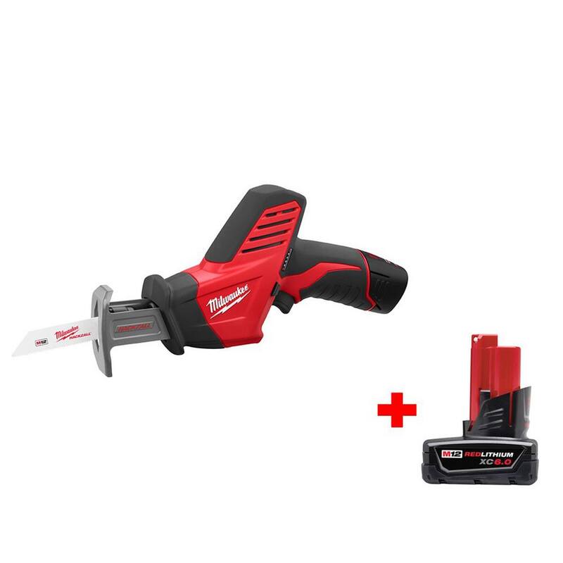 Si_MX: Kit de sierra alternativa inalámbrica Milwaukee M12 12V de iones de litio con batería de 6.0Ah - 2420-21-48-11-2460