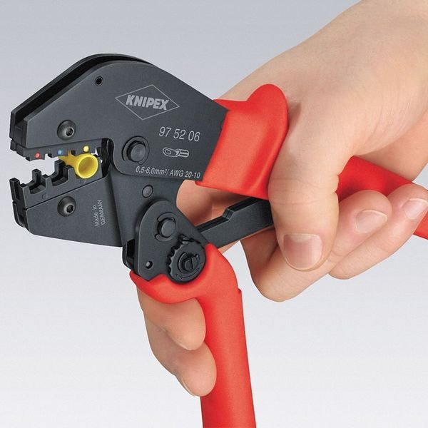 Knipex 10 in Crimper 20 to 10 AWG - 97 52 06