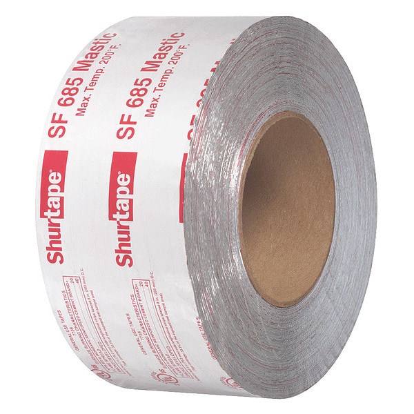 Cinta de papel de aluminio Shurtape, 3 pulgadas x 100 pies, 17 mil - SF 685