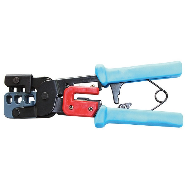Westward 9 in Crimper 8P8C/RJ-45, 6P6C/RJ-12, 6P6C, RJ-22/RJ-11 - 13H887