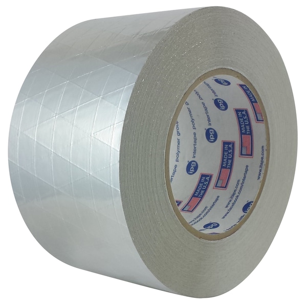 Cinta de papel aluminio con refuerzo de malla y adhesivo acrílico Intertape, 2.95"X50Yd Alu - FSK1