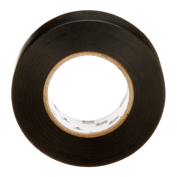 Cinta eléctrica de vinilo 3M, 165 Temflex, 3/4 pulg. An x 60 pies L, 6 mil de grosor, negro, paquete de 1 - 165BK4A