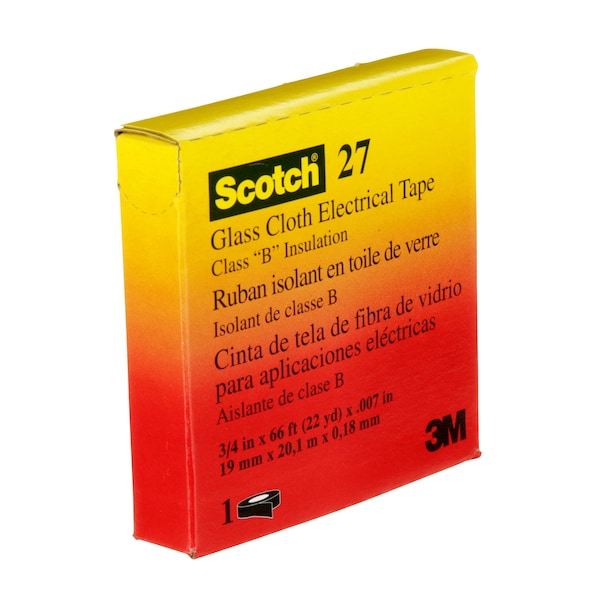 Cinta Eléctrica 3M, 7 mil, 3/4" x 66 ft., Blanco - 27-3/4"X66'