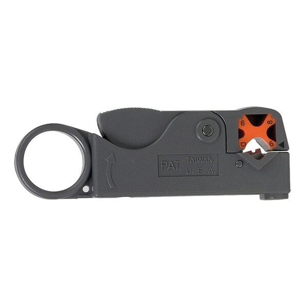 Quest Technology International Adjustable Coax Cable Stripper - 2 Blade, Rg-58/59/6/6 Quad - TCS-5020