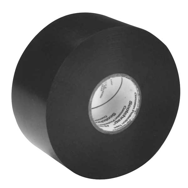 Cinta Eléctrica de Vinil 3M, 50, Scotchrap, 2 pulgadas de ancho x 100 pies de largo, 10 milésimas de grosor, Negro, 1 Paquete - 50-UNPRINTED-2X100FT