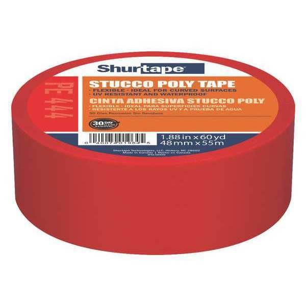 Cinta de película Shurtape, Polietileno, Roja, 48mm x 55m - PE 444