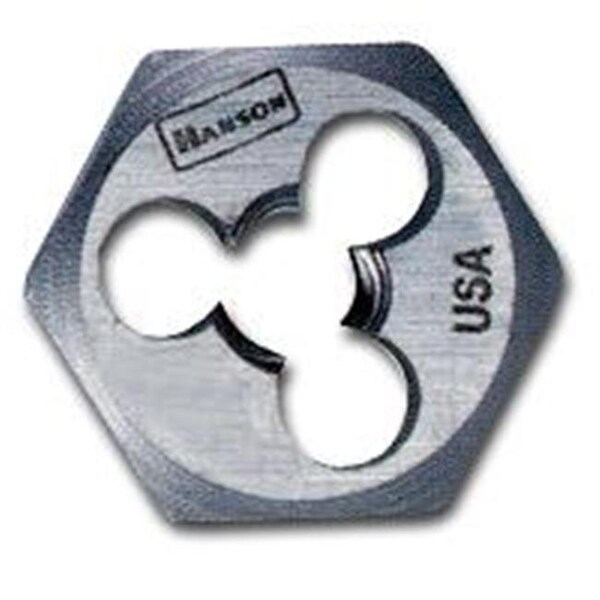 Hanson Hanson HAN6949 High Carbon Steel Hexagon 1-7/16 Inch Across Flat Die 14mm-1.25 - HAN6949