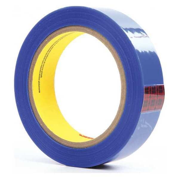 Cinta de película 3M, poliéster, azul, 1 pulgada x 72 yardas, paquete de 36 - 8901