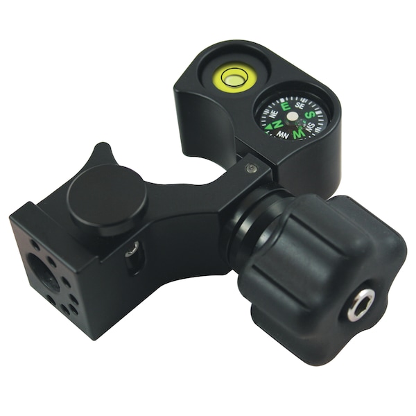 Sitepro Quick Release Pole Clamp W/ Vial and Compass - 10-5215X
