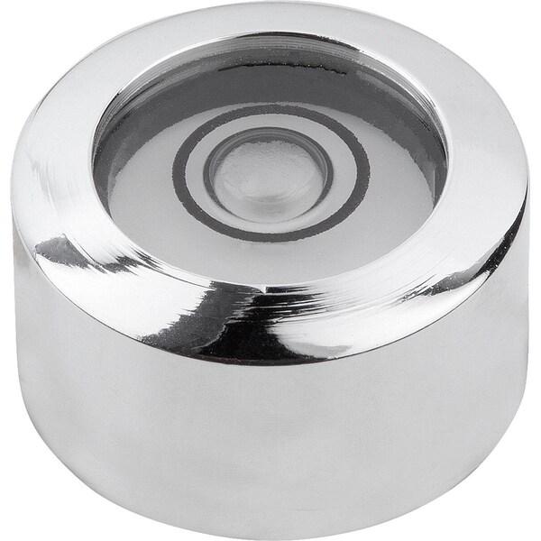 Kipp Round Spirit Level Cylindrical, Form:B W Threaded Pin D4=M05, D1=20, H=12, Sensitivity 30°, Brass,  - K1155.2201230
