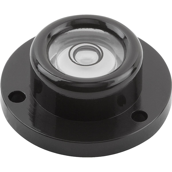 Kipp Round Spirit Level With Holder D1=24 H=11 Pmma, Comp:Acrylic Glass, D=36, E53' Sensitivity 53' - K1153.241153