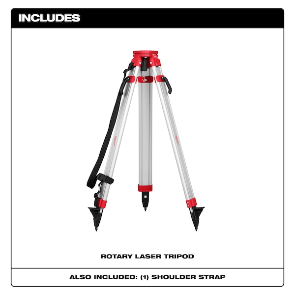 Milwaukee Tool Tripod for Rotary Lasers - 48-35-3700