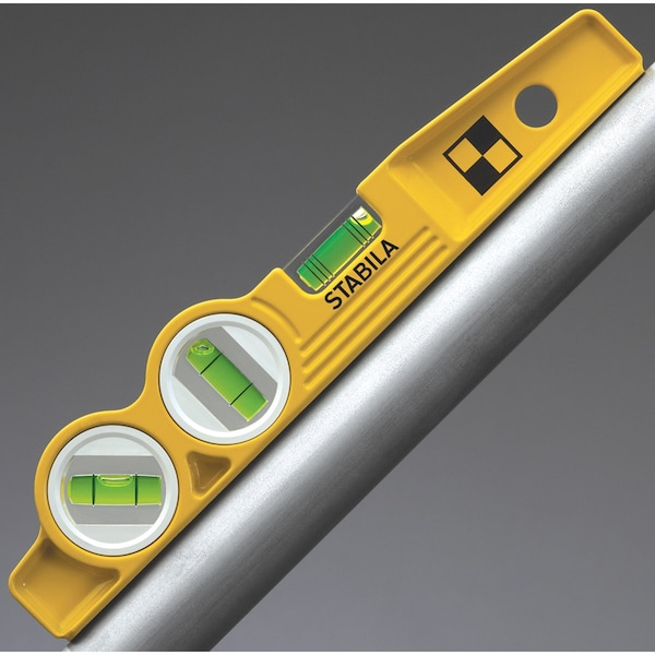 Stabila STABILA 10 in. Aluminum Magnetic Type 81 SMW45 Torpedo Level 3 vial - 25245