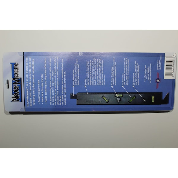 Nevermeasure NeverMeasure 22 in. L X 8 in. W Distance Measure 36 in. Black 2 pc - NM03