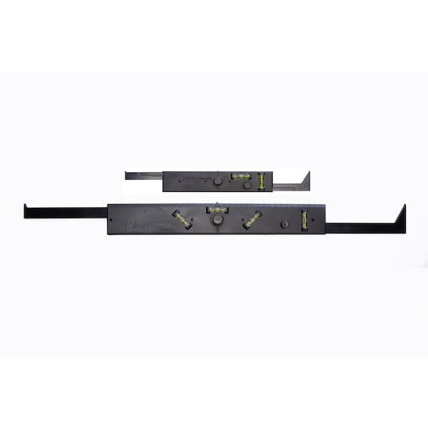 Nevermeasure NeverMeasure 22 in. L X 8 in. W Distance Measure 36 in. Black 2 pc - NM03
