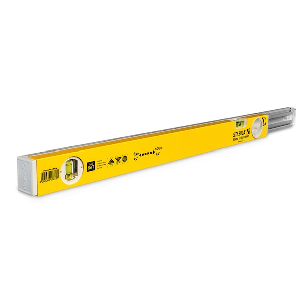 Stabila STABILA 41 in. Aluminum Type 80 T Extendable Level 2 vial - 29441
