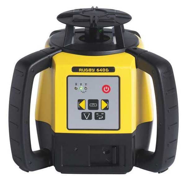 Leica Rugby Rotary Laser Level, D-Cell/Li-Ion Battery - RUGBY 640G