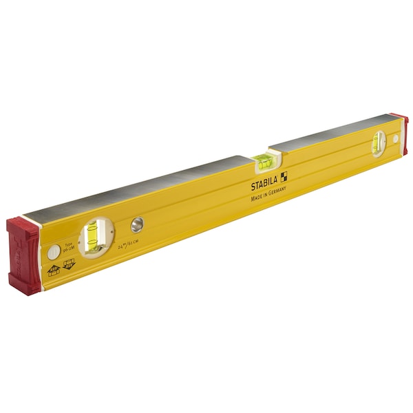 Stabila STABILA 24 in. Aluminum Magnetic Type 96 M Level 3 vial - 38624