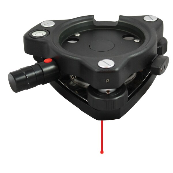 Sitepro 1300 Swiss-Style Tribrach W/ Laser Plummet, Black - 05-1300-B