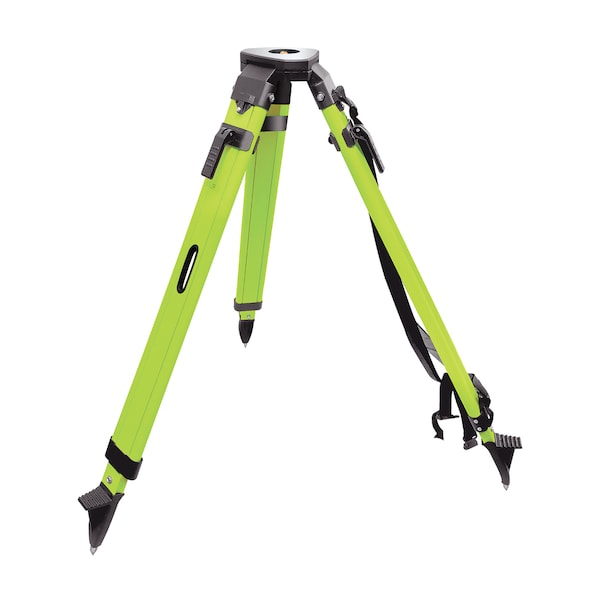 Sitepro Salamander Surveyor Quick-Clamp Fiberglass Tripod, Flo-Lime - 01-SHIVIZ20-B