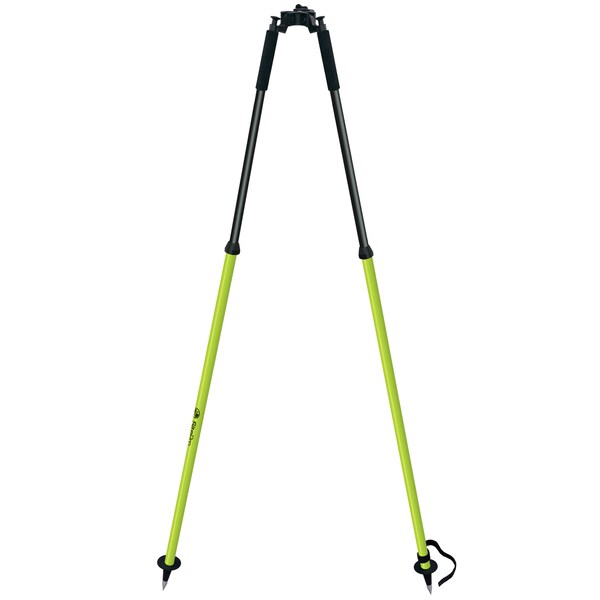 Sitepro Thumb-Release Pole Bipod, Flo-Yellow Aluminum - 07-4360-FY