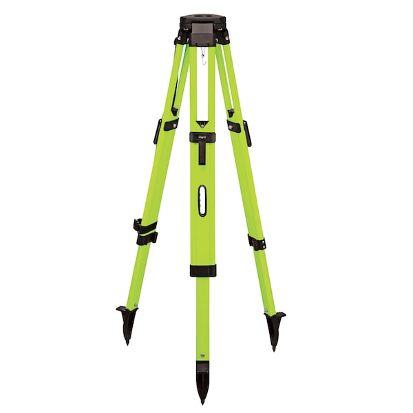 Sitepro Salamander Contractor Quick-Clamp Fiberglass Tripod, Flo-Lime - 01-VHIVIZ20-B