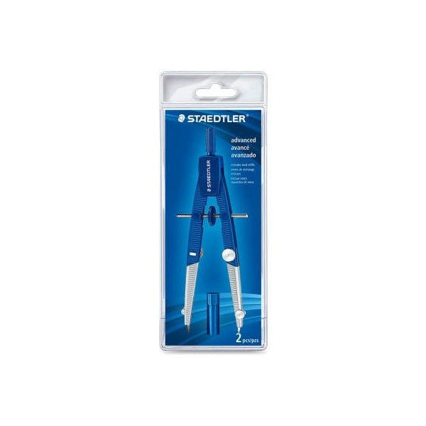 Staedtler, Inc C/O Sp Richards Staedtler Student Compass, Hinged Legs, Blue/Silver - 550WP01