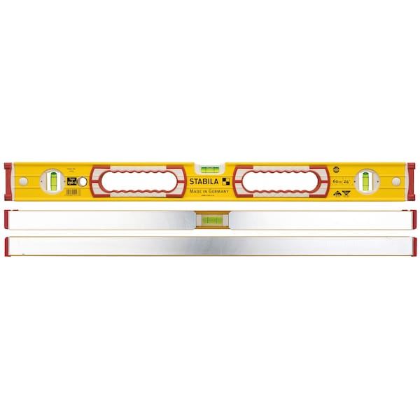 Stabila STABILA 24 in. Aluminum Type 196 Heavy Duty Level 3 vial - 37424