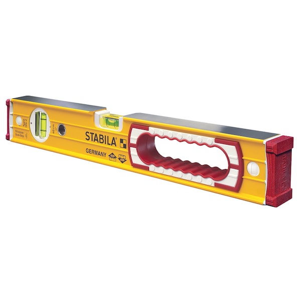 Stabila STABILA 16 in. Aluminum Type 196 Heavy Duty Level 3 vial - 37416