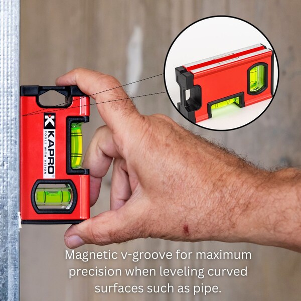 Kapro 771M TWIN Magnetic Heavy Duty Toolbox Level 6" - 771-42X-6