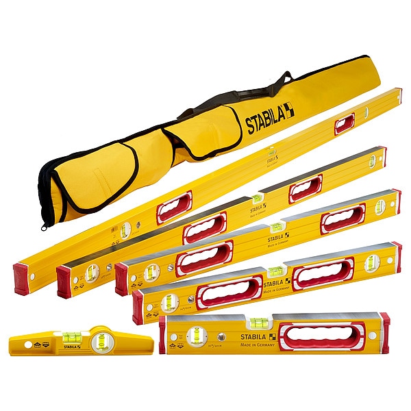 Stabila Level Set, 3 in W Overall, Acrylic Vial - 78296