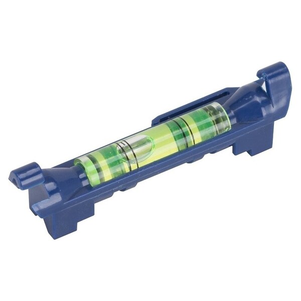 Vulcan Level Line, 3 in L, 1-Vial, Nonmagnetic, Plastic, Blue - LM001