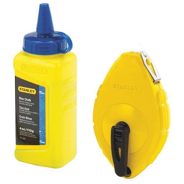 Stanley Chalk Line Reel with 4 oz. Blue Chalk - 47-442