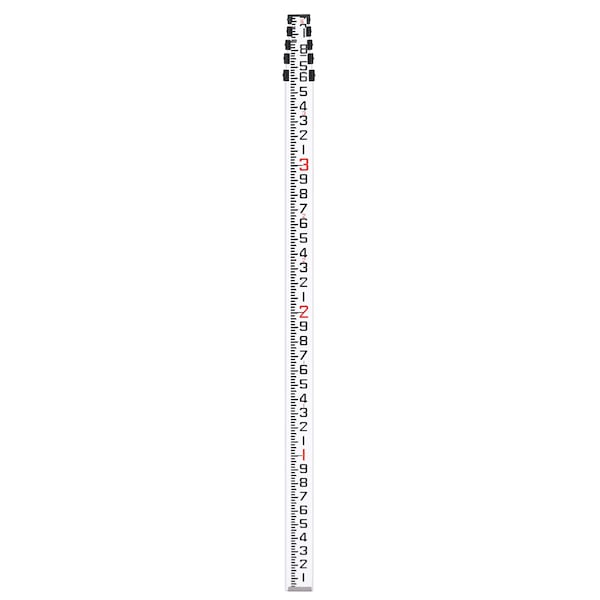 Sitepro 816-T 16Ft Aluminum Leveling Rod (CR) - 10ths - 11-816-T